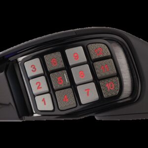 MOUSE CORSAIR GAMING SCIMITAR RGB ELITE 18000DPI 17 BOTONES USB BLACK