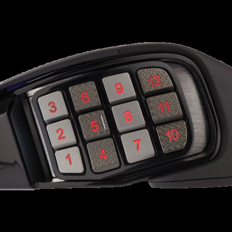 MOUSE CORSAIR GAMING SCIMITAR RGB ELITE 18000DPI 17 BOTONES USB BLACK - Imagen 5