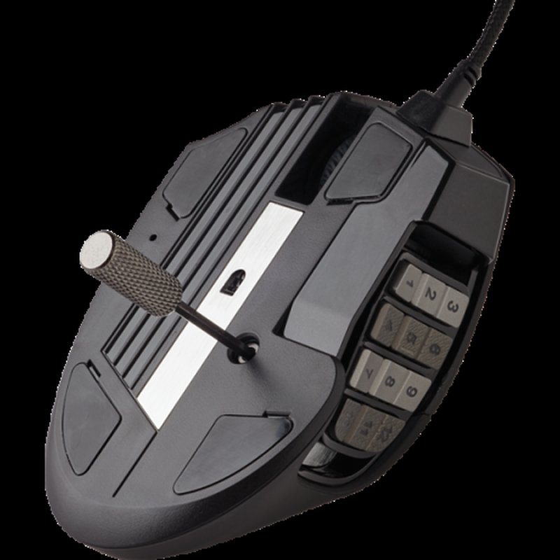 MOUSE CORSAIR GAMING SCIMITAR RGB ELITE 18000DPI 17 BOTONES USB BLACK - Imagen 9