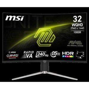 MSI MAG 325CQRXF E2 pantalla para PC 80 cm (31.5") 2560 x 1440 Pixeles Wide Quad HD LED Negro