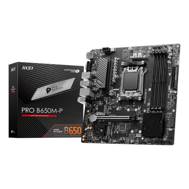 MSI PRO B650M-P placa base AMD B650 Zócalo AM5 micro ATX