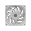 Mars Gaming MF-NC, Ventilador PC PWM 120mm, Rodamiento FDB de Cobre Hiperbalanceado, Ventilador Silencioso con Diseño de Aspas Híbridas, Ventilador Ordenador Profesional, Blanco