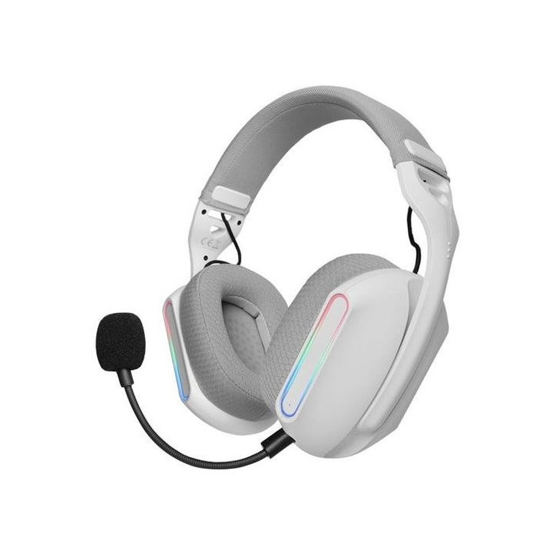 Mars Gaming MHW-PROW Auriculares Inalámbrico y alámbrico Diadema Juego USB Tipo C Bluetooth Blanco