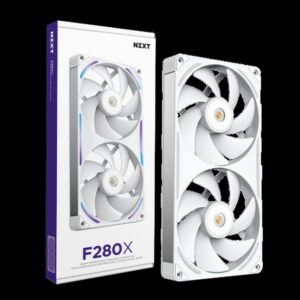 Alternative view of NZXT F280X RGB SINGLE-FRAME BLANCO