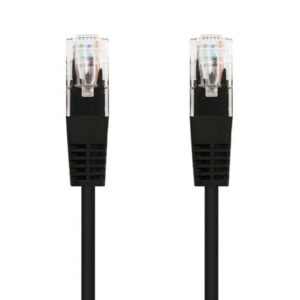 Alternative view of Nanocable 10.20.0403-BK cable de red Negro 3 m Cat6 U/UTP (UTP)