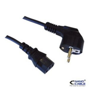 Nanocable 10.22.0110 10m C13 coupler CEE7/7 Schuko cable de transmisión