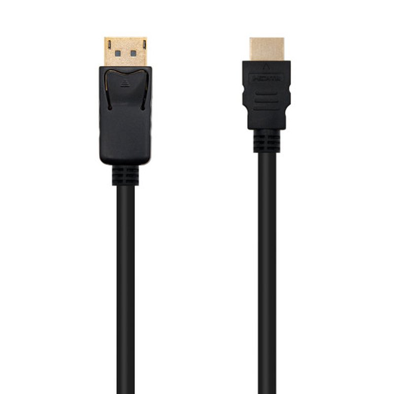 Nanocable Cable Conversor DISPLAYPORT a HDMI, DP/M - HDMI/M, Negro, 0.5 m Nanocable Cable Conversor DISPLAYPORT a HDMI, DP/M - HDMI/M, Negro, 0.5 m - Imagen 2