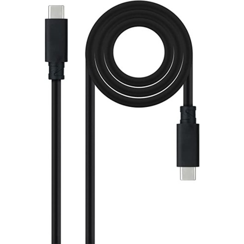 Nanocable Cable USB 3.1 Gen2 10Gbps 5A, 4K/60Hz, USB-C/M-USB-C/M, Negro, 2 m - Imagen 4