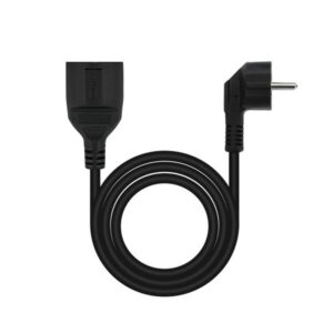 Nanocable Cable de Alimentación Alargador, Negro, 5 m