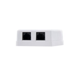 Alternative view of Nanocable ROSETA DE SUPERFICIE PARA RJ45 CAT.6 2 TOMAS, BLANCO