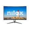 Nilox NXM27CRV2001 pantalla para PC 68,6 cm (27") 1920 x 1080 Pixeles Full HD LED Negro