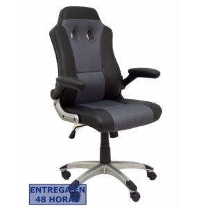 PIQUERAS Y CRESPO FOROL Silla gaming Talave similpiel negro y gris