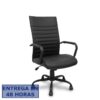 PIQUERAS Y CRESPO FOROL Sillon Opti527 basculante similpiel negro base metalica negra