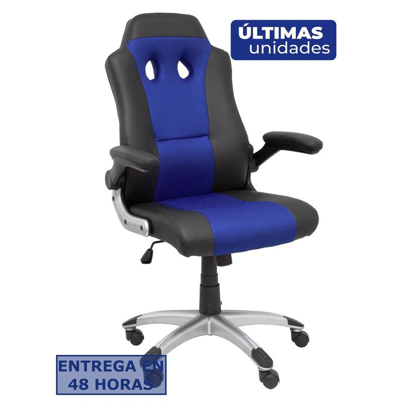 PIQUERAS Y CRESPO Silla gaming Talave similpiel negro y azul ¡Ultimas unidades!!