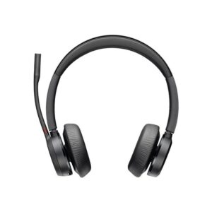 POLY Auriculares Voyager 4320-M con certificación para Microsoft Teams + llave BT700 + soporte de carga