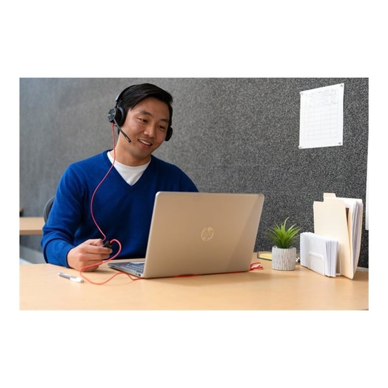 POLY Auriculares estéreo Blackwire 8225 con certificación Microsoft Teams USB-C + Adaptador USB-C/A - Imagen 2