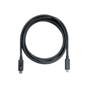 QNAP CAB-TBT4-2M cable Thunderbolt 40 Gbit/s Negro