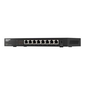 QNAP QSW-1108-8T switch No administrado 2.5G Ethernet (100/1000/2500) Negro