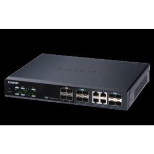 QNAP QSW-M1204-4C switch Gestionado 10G Ethernet (100/1000/10000) Negro