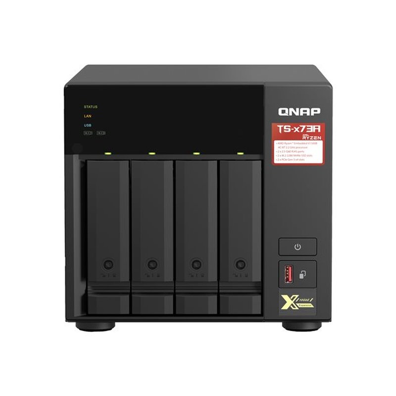 QNAP TS-473A NAS Torre Ethernet Negro V1500B QNAP TS-473A NAS Torre Ethernet Negro V1500B - Imagen 3