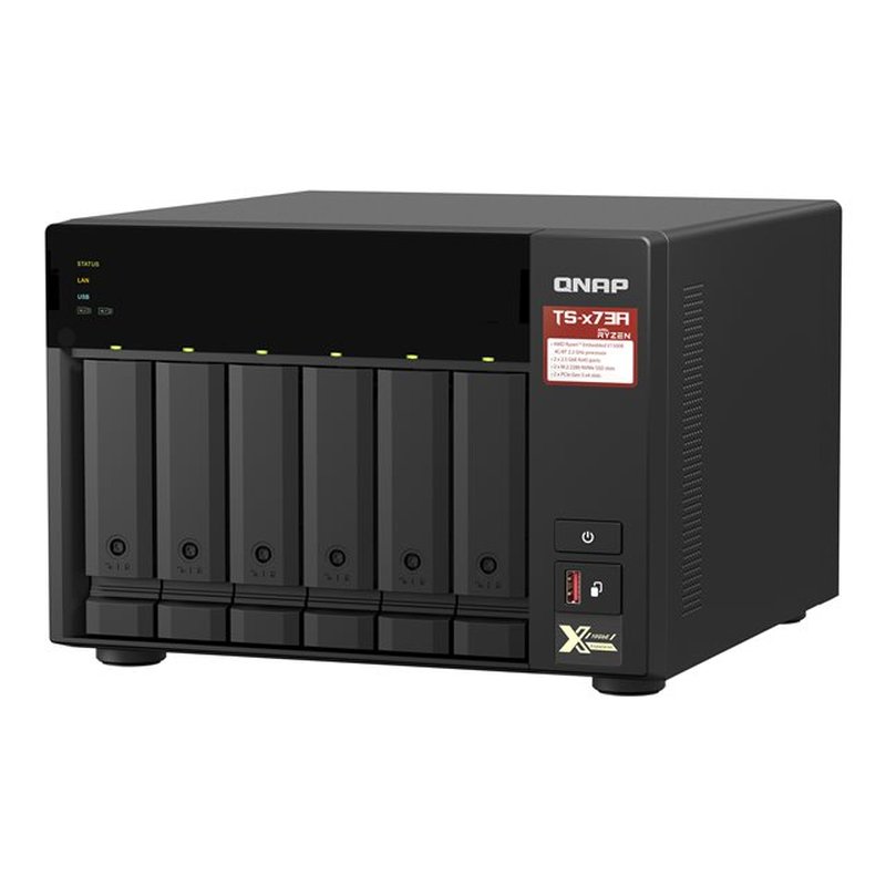 QNAP TS-673A NAS Torre Ethernet Negro V1500B QNAP TS-673A NAS Torre Ethernet Negro V1500B