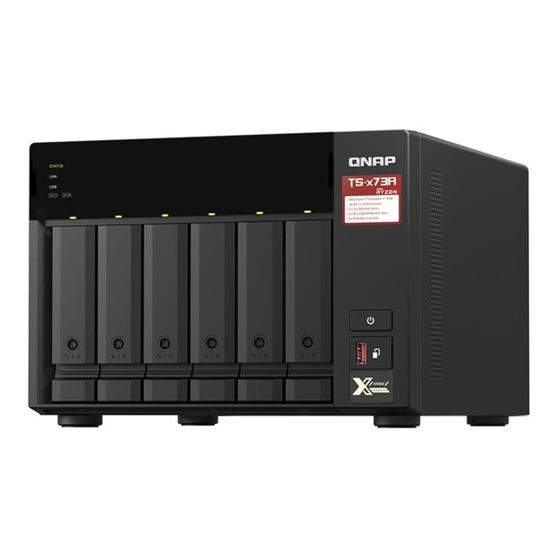 QNAP TS-673A NAS Torre Ethernet Negro V1500B QNAP TS-673A NAS Torre Ethernet Negro V1500B - Imagen 2