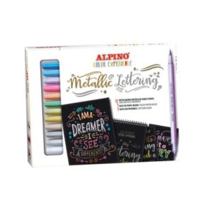 ROTULADOR ALPINO METALLIC LETTER