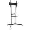 SOPORTE SUELO TOOQ RUEDAS "KEFREN" 37-70" NEGRO