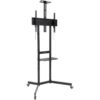 SOPORTE SUELO TOOQ RUEDAS "NEFERTITI" 37-70" NEGRO