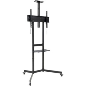 SOPORTE SUELO TOOQ RUEDAS "NEFERTITI" 37-70" NEGRO