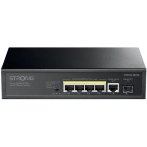 STRONG SWITCH 4 POE CON ENLACES ASCENDENTES 2 GIGABIT