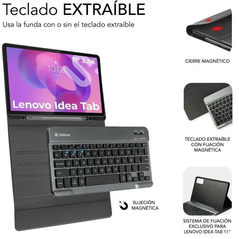 SUBBLIM KEYTAB PRO BT LENOVO I SUBBLIM KEYTAB PRO BT LENOVO I - Imagen 2