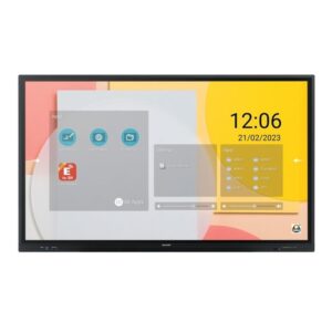Sharp PN-LC862 Pantalla plana para señalización digital 2,18 m (86") LCD Wifi 450 cd / m² 4K Ultra HD Negro Pantalla táctil Procesador incorporado Android 11 16/7