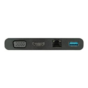 Alternative view of StarTech.com Adaptador Multipuertos USB-C 4K con HDMI, VGA, Ethernet Gigabit y USB 3.0 - Mini Docking Station USB Tipo C de Viajes a HDMI de 4K o VGA 1080p - Replicador de Puertos USBC