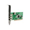 StarTech.com Adaptador Tarjeta Controladora FireWire 400 PCI 4 Puertos FW 6 Pin Chipset TI - IEEE 1394a