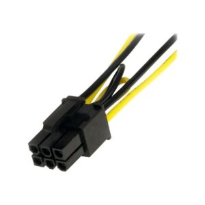 StarTech.com Cable Adaptador 15cm Alimentación SATA a Conector 6 Pines de Corriente de Tarjeta Gráfica PCI Express PCIe