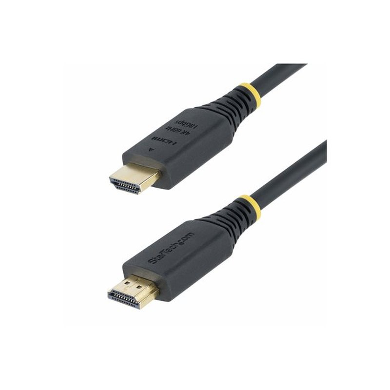 StarTech.com Cable HDMI Premium Certificado de Alta Velocidad de 1m - 4K 60Hz - 144Hz - UHD - HDR10/HDCP 2.2/ARC - 18Gbps - Cable HDMI 2.0 para Monitor o TV - Recubrimiento TPE - Imagen 2