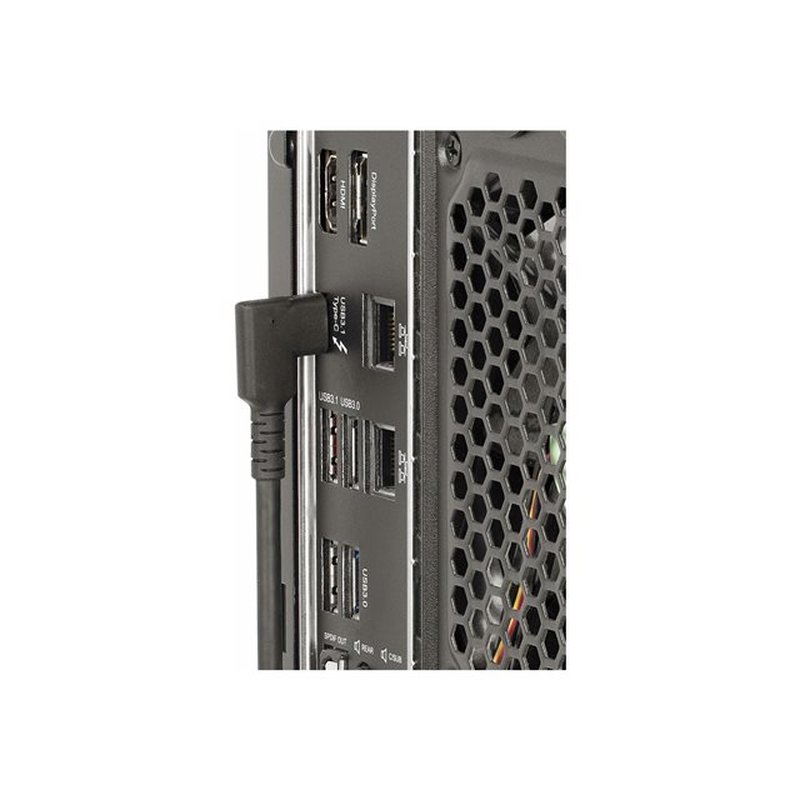 StarTech.com Cable de 1m USB-C Resistente Acodado a la Derecha - USB 3.2 Gen 2 (10 Gbps) - Cable de Transferencia USB Tipo C - DP de Modo Alt 4K 60Hz - PD 100W - Cable USBC de 90 Grados - Imagen 7