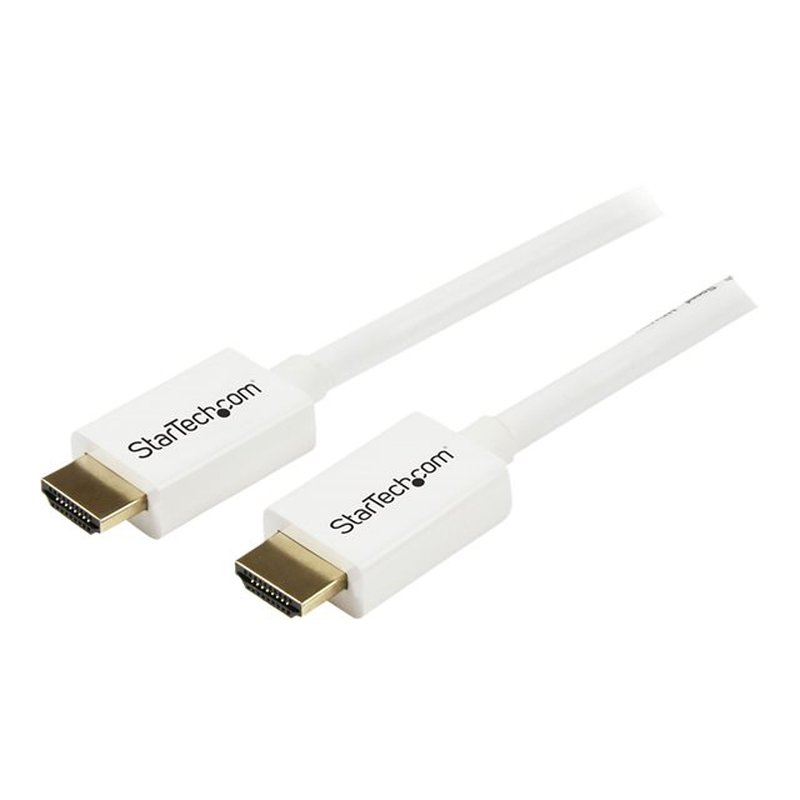 StarTech.com Cable de 3m HDMI con Ethernet CL3 - Cable HDMI Ultra HD para Instalaciones en Muro - Cable HDMI de Alta Velocidad UHD 4K 30Hz 10,2 Gbps - Cable de Vídeo HDMI 1.4 30AWG, Blanco StarTech.com Cable de 3m HDMI con Ethernet CL3 - Cable HDMI Ultra HD para Instalaciones en Muro - Cable HDMI de Alta Velocidad UHD 4K 30Hz 10,2 Gbps - Cable de Vídeo HDMI 1.4 30AWG, Blanco