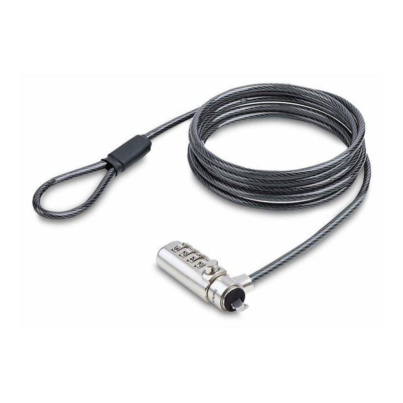 StarTech.com Cable de Seguridad Delgado para Portátil Compatible con Noble Wedge® de 1,5m - Cable Antirrobo para Portátil con Candado de Combinación - Cable Resistente a los Cortes - Imagen 2