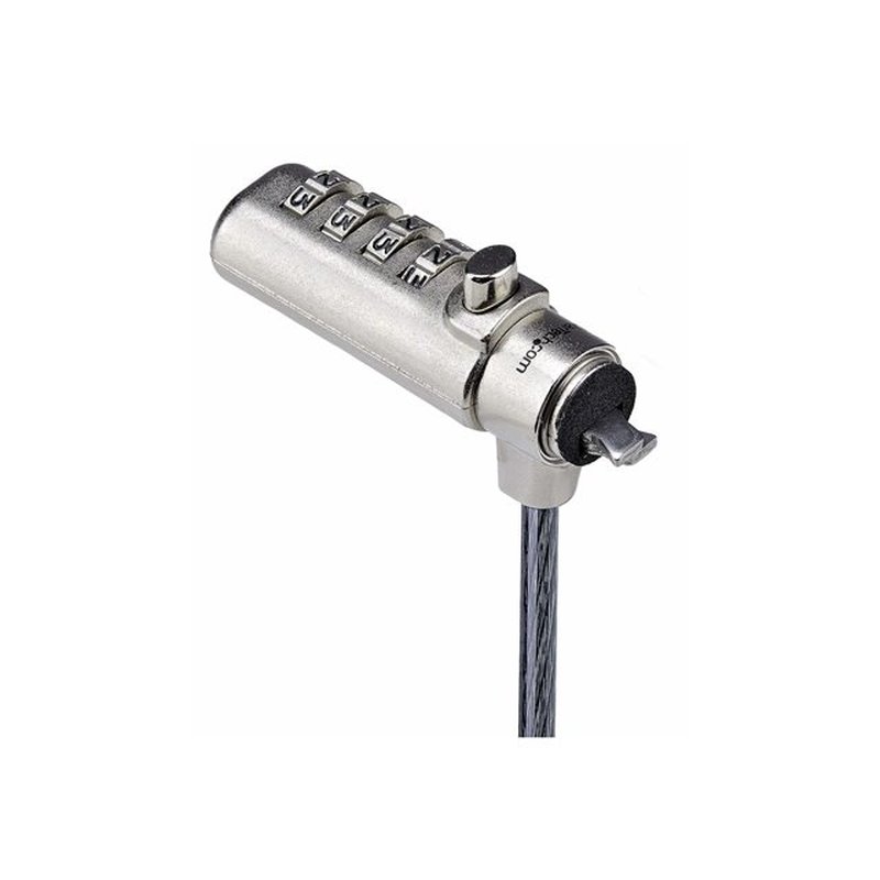 StarTech.com Cable de Seguridad Delgado para Portátil Compatible con Noble Wedge® de 1,5m - Cable Antirrobo para Portátil con Candado de Combinación - Cable Resistente a los Cortes - Imagen 4