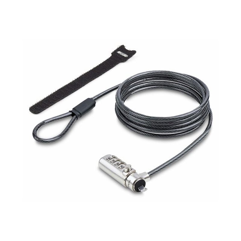 StarTech.com Cable de Seguridad de 1,5m con Candado Delgado Compatible con Nano de Combinación para Portátil - Cable Antirrobo para Ordenador Portátil - Combinación de 4 Dígitos - Imagen 2