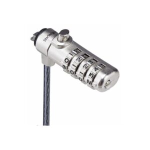 StarTech.com Cable de Seguridad de 1,5m con Candado Delgado Compatible con Nano de Combinación para Portátil - Cable Antirrobo para Ordenador Portátil - Combinación de 4 Dígitos