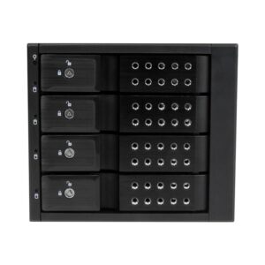 Alternative view of StarTech.com Rack Móvil Backplane con 4 Bahías Hot Swap de 3,5" sin Bandeja SAS SATA - de Intercambio en Caliente