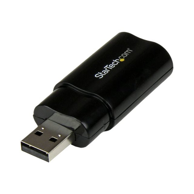StarTech.com Tarjeta de Sonido Estéreo USB Externa Adaptador Conversor - Negro - Imagen 3