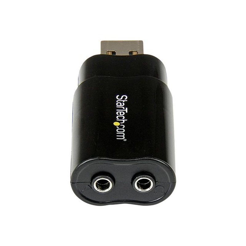StarTech.com Tarjeta de Sonido Estéreo USB Externa Adaptador Conversor - Negro - Imagen 5