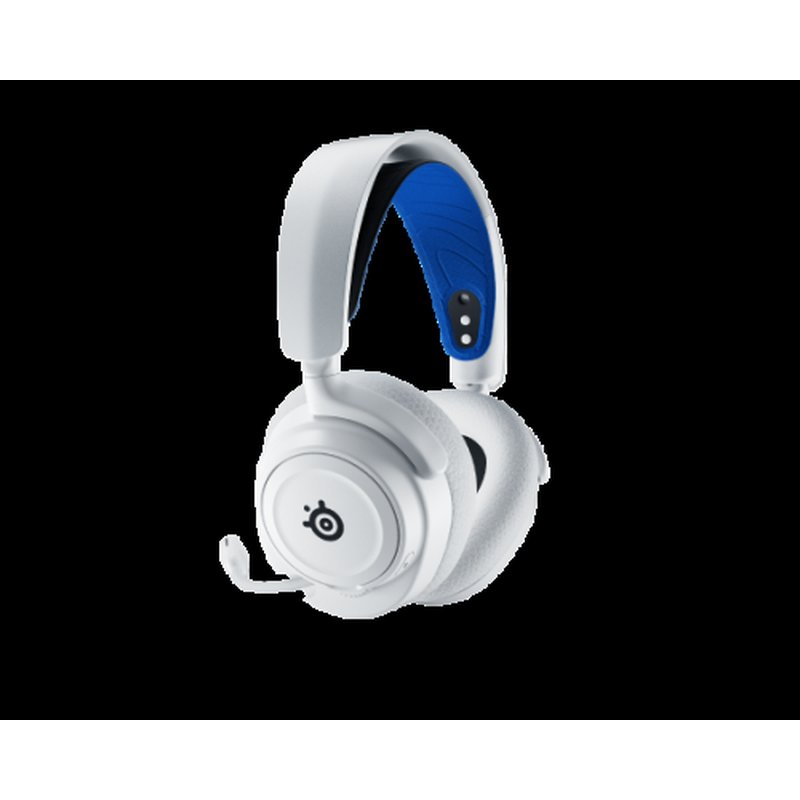 Steelseries ARCTIS NOVA 7P WHITE Auriculares Inalámbrico Diadema Juego Bluetooth Azul, Blanco