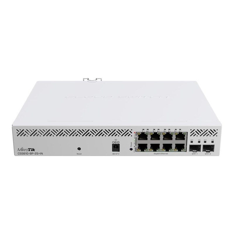 Switch Mikrotik Css610 - 8p - 2s+in 10 Puertos