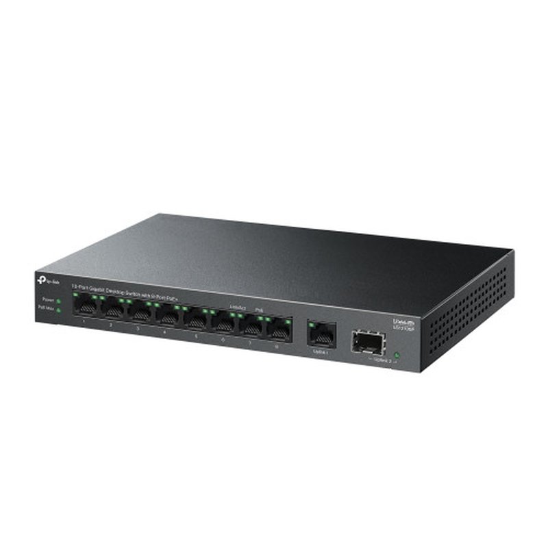 TP-Link LiteWave LS1210GP switch No administrado Gigabit Ethernet (10/100/1000) Energía sobre Ethernet (PoE) Negro TP-Link LiteWave LS1210GP switch No administrado Gigabit Ethernet (10/100/1000) Energía sobre Ethernet (PoE) Negro - Imagen 3
