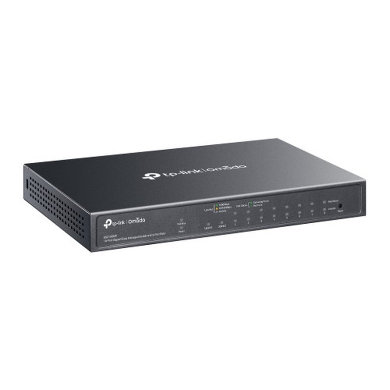 TP-Link Omada ES210GMP switch Gestionado Gigabit Ethernet (10/100/1000) Energía sobre Ethernet (PoE) Negro - Imagen 3